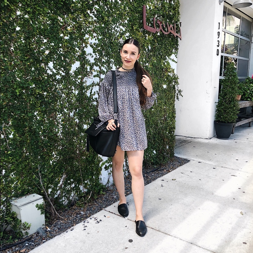 Long sleeve floral romper